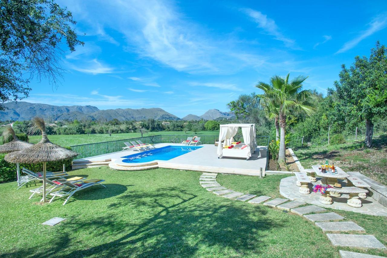 Owl Booking Villa Siquier - Luxury Retreat With Mountain Views Pollenca Bagian luar foto