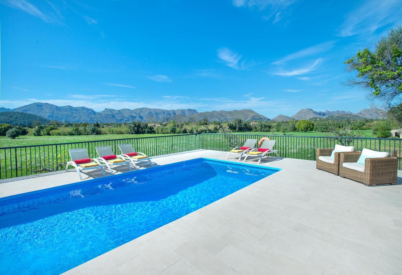 Owl Booking Villa Siquier - Luxury Retreat With Mountain Views Pollenca Bagian luar foto