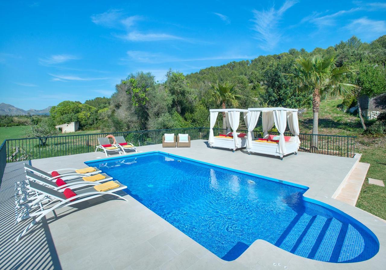 Owl Booking Villa Siquier - Luxury Retreat With Mountain Views Pollenca Bagian luar foto