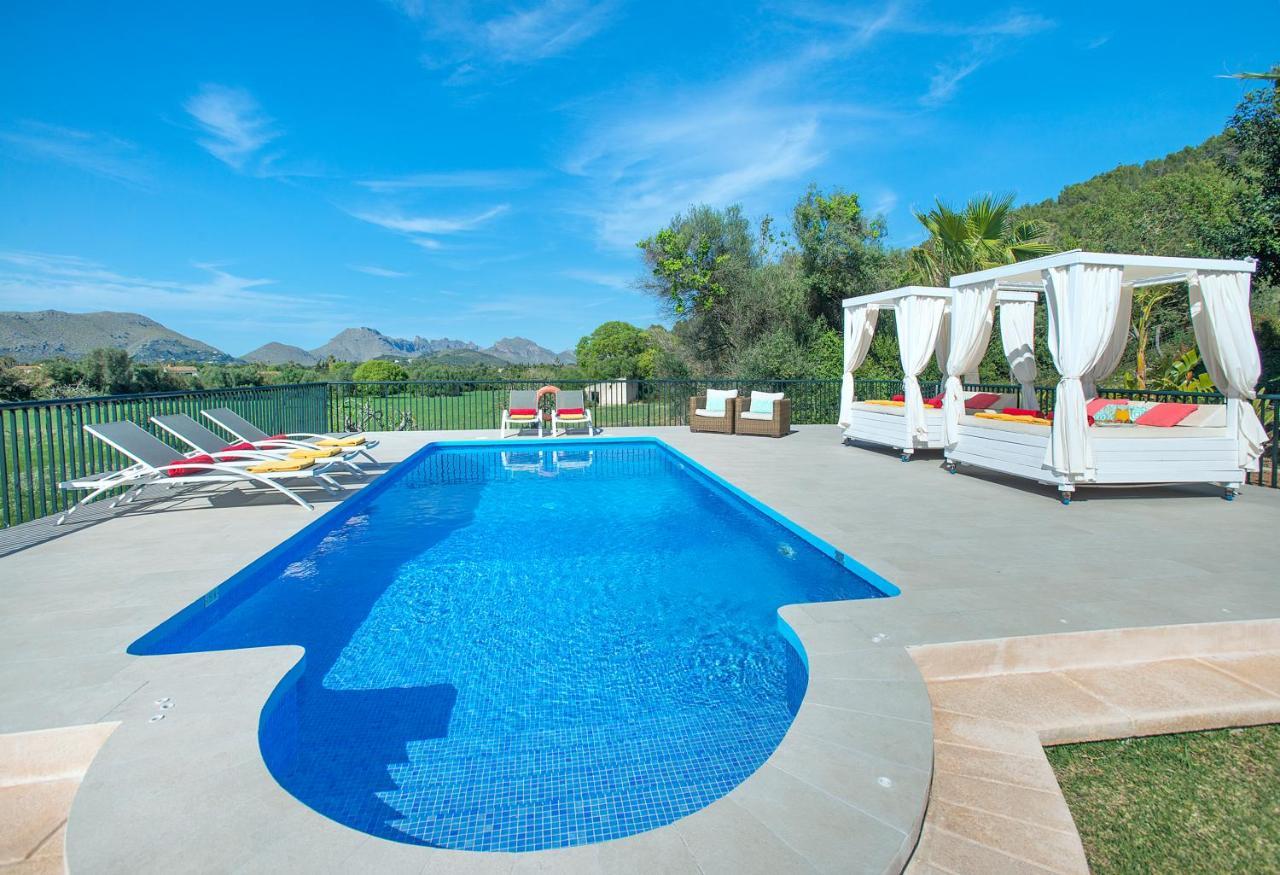 Owl Booking Villa Siquier - Luxury Retreat With Mountain Views Pollenca Bagian luar foto