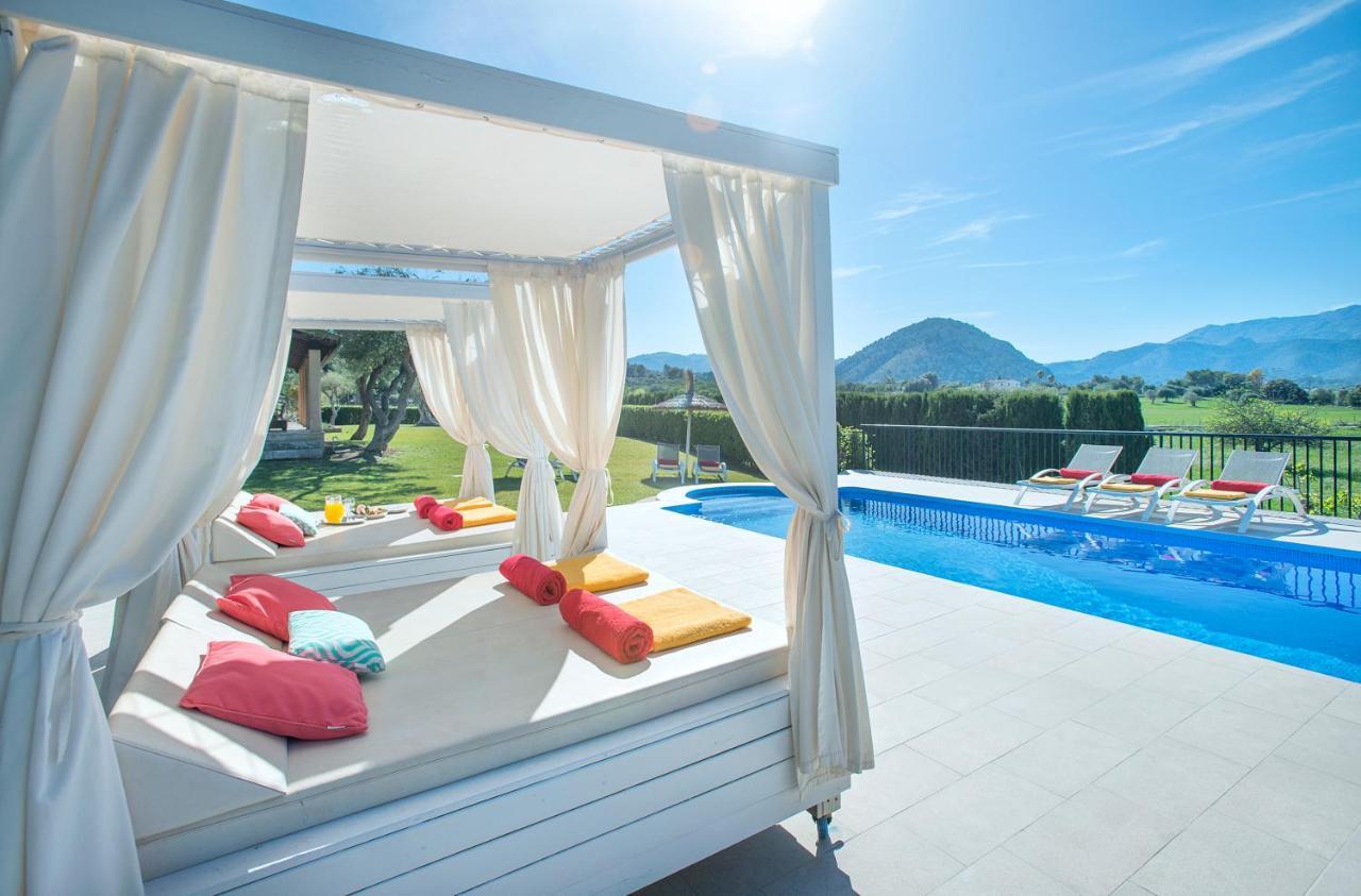 Owl Booking Villa Siquier - Luxury Retreat With Mountain Views Pollenca Bagian luar foto